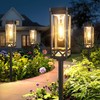 KOOPER Taller Solar Pathway Lights Outdoor, 8 Pack Upgraded Brighter
