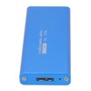 MSATA to USB3.0 Enclosure Adapter Case 6Gbps Blue MSATA SSD