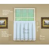 Today's Curtain, Heirloom Battenberg Eyelet Tier 36", White, 58" W