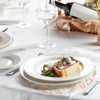 sourcing map 16Pcs Rose Gold Disposable Round Placemats, 33cm/13" Metallic