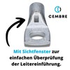 Pack of 10 CEMBRE A2 M6 Tubular Cable Lug 10