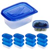 12 Pc Small Food Storage Container Meal Prep Freezer Microwave