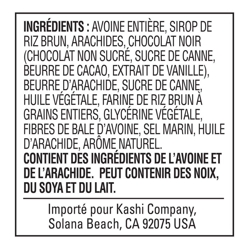 KASHI Whole Grain Bar, Chocolate Peanut Butter, 175g/6.2 oz, 5