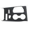 Car Center Console Shift Panel Trim Adhesive Glossy Carbon Fiber