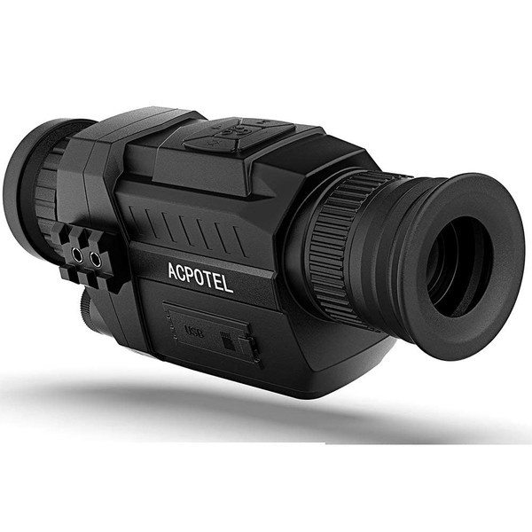 ACPOTEL NV30 Night Vision Monocular, Infrared Digital Night Vision with Sony Sensor for Full Color HD 100% Darkness with Rechargeable Battery, for Hunting & Surveillanc Support Video&Photo