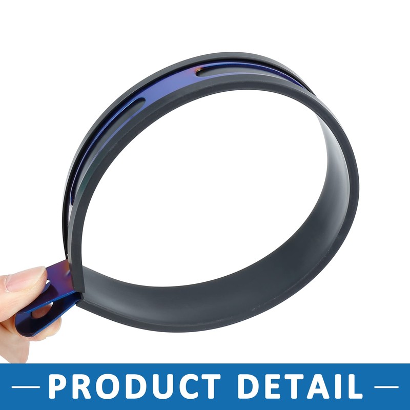 A ABSOPRO Motorcycle Exhaust Down Pipe Clamp 100mm Joint Clamp