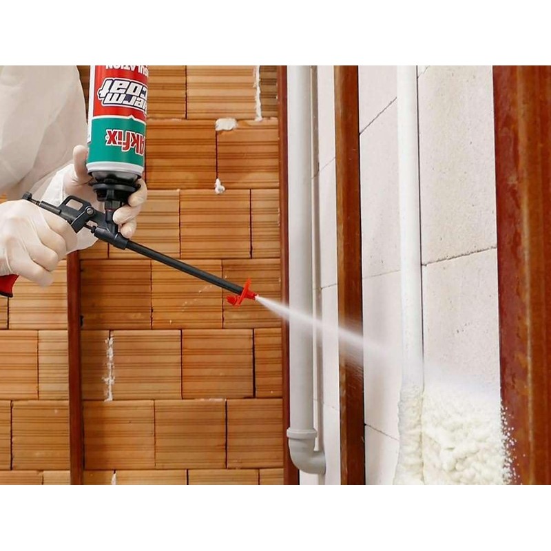 Akfix Thermcoat Spray Foam Insulation 120 sq ft (6x27.1 oz)