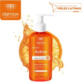 Darrow Actine Gel Limpiador Facial Vitamina C Piel Grasa y Acneica, 140g
