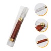 Operitacx Inch T-bevel Angle Finder Movable Square Ruler Red Wooden