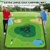 GLUTIA Golf Chipping Game Set, 71"x71" Large Sticky Golf Game,