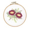 DMC Wild Dahlia Flower Embroidery Kit - TB155 - Free