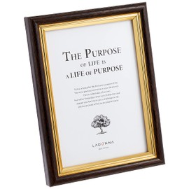 LADONNA RADONNA AVANTI SF08-L-DBR Picture Frame, Large Size 088577