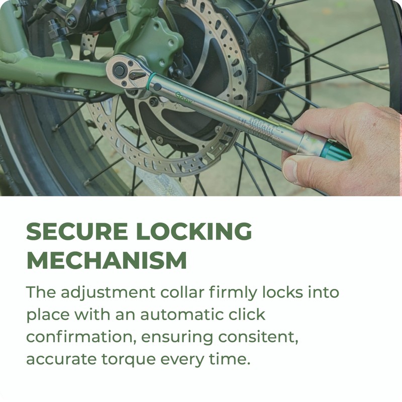 eTORK ¼ Torque Wrench with Magnetic Lock System - Inch