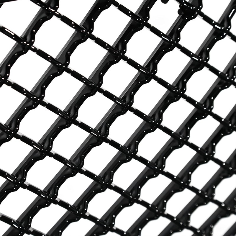 Spec-D Tuning Glossy Black Honeycomb Mesh Front Hood Grille Compatible