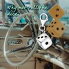 Quiges Charms Anhänger Versilbert Wurfel Versilbert Damen Schmuck für Bettelarmband