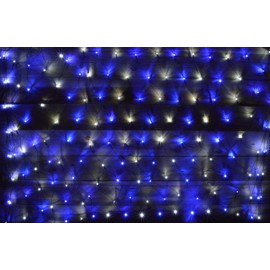 Premier Housewares 180 Net LED Light - Blue/White
