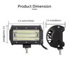 PICAA 2-Piece 5 Inch 135 W LED Work Light, 6000