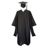 MyGradDay Graduation Master Cap and Gown Master Regalia with Black