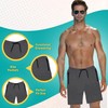 BROOKLYN VERTICAL Mens 3 Pack Fleece Cotton Active Jogger Shorts