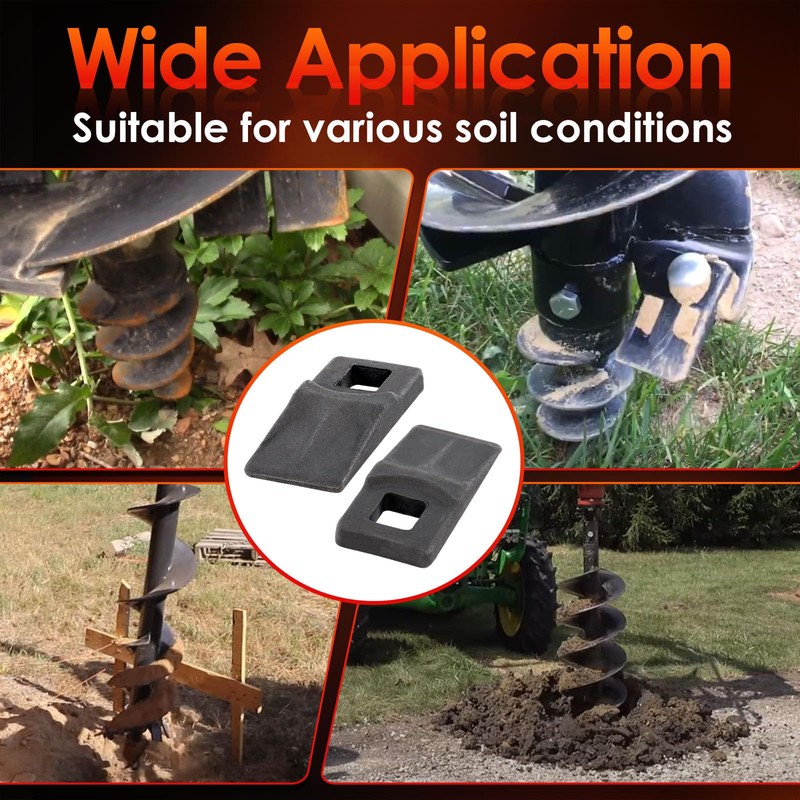 Auger Teeth Cutting Edge Replacement for 3 Point Post Hole