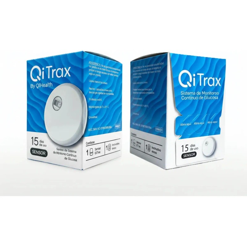 Sensor Qitrax de Glucosa Continua Qi Trax – Resistente al
