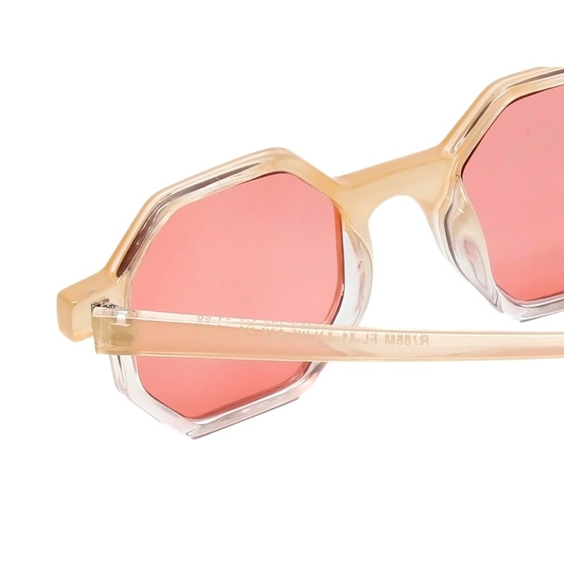 Medspex R786M FL-41 Reading Glasses +2.25 Tan Crystal Pink Migraine