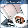INFINAUTO Car Tissue Holder, Auto Sun Visor Napkin Holder, Car