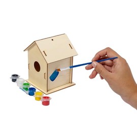 Begoon Wooden Nesting Box for Mounting – DIY Nesting Box – Ecological – Pack of 2