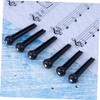 Vaguelly 100pcs Guitar Bridge Black String Pegs for Acoustic Guitar