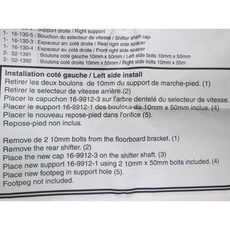 ROADKROME - KAWASAKI VULCAN VN2000 / FLOORBOARD TO FOOTPEG CONVERSION