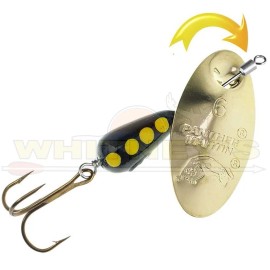 Panther Martin Inline Swivel Lure - 1/16oz - Gold Blade Black/Yellow - 2-PMISR-G