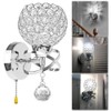 Ygapuzi Modern Crystal Wall Light Flush Mount Wall Sconces Lamp