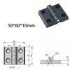 4PCS 50 * 60 * 10MM Nylon Door Hinge Plastic