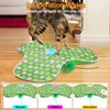 umosis Interactive Cat Toys Rechargeable,Moving Concealed Feathers,Real Mouse Squeaky,Touch Activated