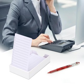 YINSHCO Daily To Do List Planner with Checklist Cards, Acrylic Daily ToDo Cards Stand, Enhanced Productivity Planners Notebook for Tasks Goal Setting Work Office Accessories