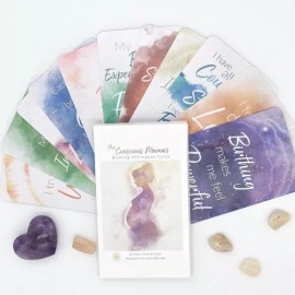 Shakti Healing Space Conscious Mama Pregnancy & Birth Support Affirmation Cards Deck Set Shower Gift