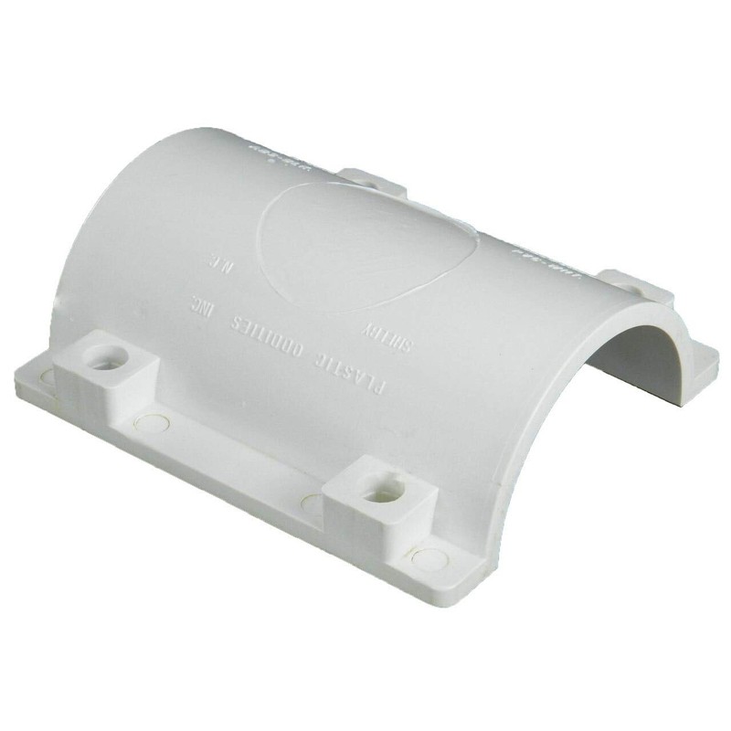 Repair Saddle - for 4" Pipe with Hardware Kit/PRSC4/Plastic Oddities