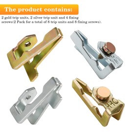 156T1978A Time Switch Trippers Replacement for Intermatic Fit T100 Series Timers 2 Pack (4 ON / 4 Off / 8 Screws)