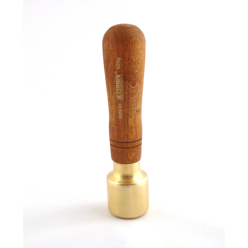 Narex 500 gram Brass Carving Mallet w/ Hornbeam Handle by