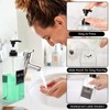 Segbeauty 33.8oz Shampoo and Conditioner Dispenser, 3pcs Square Empty Plastic