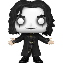 POP Movies: The Crow Eric Draven Funko Vinyl Figure (Bundled with Compatible Box Protector Case), Multi-Colour, 9.5 cm