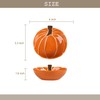 FYUEROPA Ceramic Pumpkin Candy Bowl, Small Bowls for Baking Souffle,