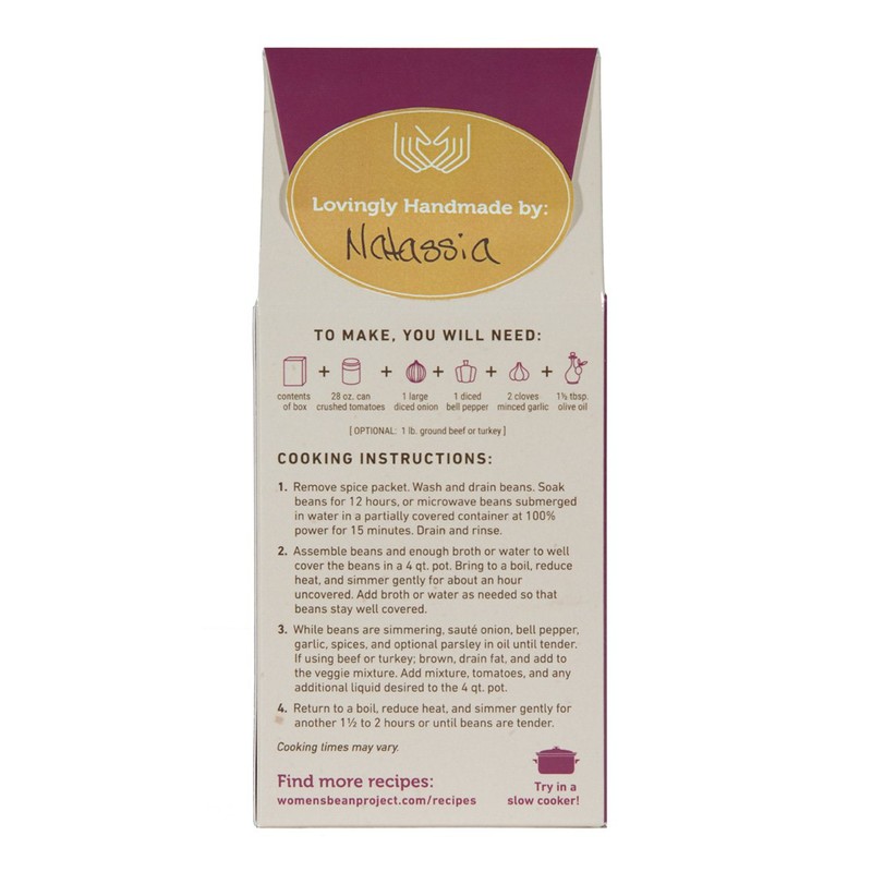Women’s Bean Project Old Fashioned Chili Bean Soup Mix, 13.2