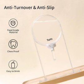 Tafit Hamster Water Bottle No-Drip Vacuum Hanging Small Animals Bottle Water Dispenser, for Dwarf Hamsters, Syrian Hamsters, Rats, Mice, Gerbils,Chew Proof, Leakproof, 5.3 oz, 150ml