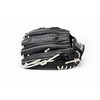 GL-120 RH competition leather baseball glove, outfield size 12, black