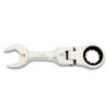 GEARWRENCH 19mm 90-Tooth 12 Point Stubby Flex Combination Ratcheting Wrench