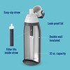 Brita Stainless Steel Premium Filtering Water Bottle, BPA-Free, Reusable, Insulated,
