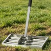 XDMURYM Lawn Leveling Rake 17*10 inch,Stainless Steel Lawn Leveler with