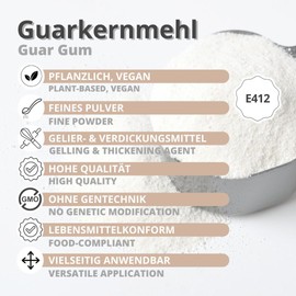 Guar Gum 500g Thickener Binding Agent E412
