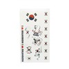 Owner Clan 태극기 타투 스티커 스포츠 경기 응원 물타투 스티커 Taegeukgi Tattoo Sticker Sports Game Support Water Tattoo Sticker
